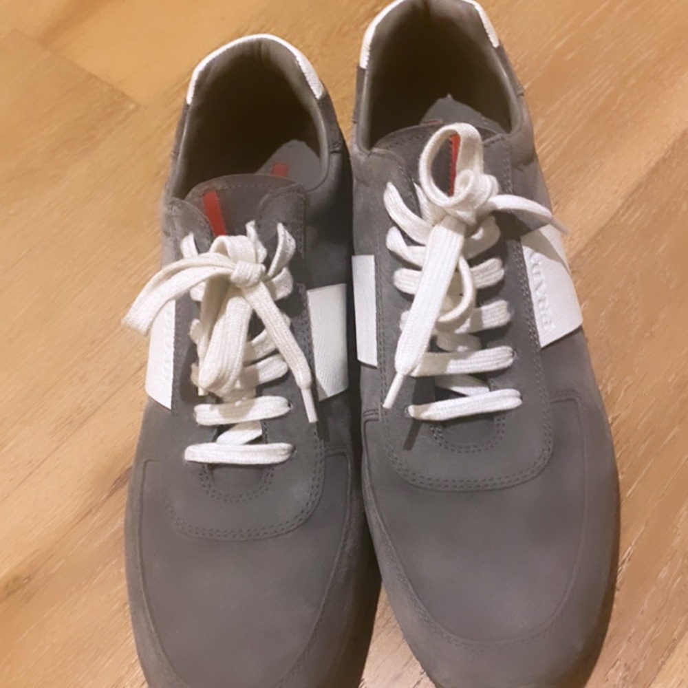 Prada grey shade sneaker runner